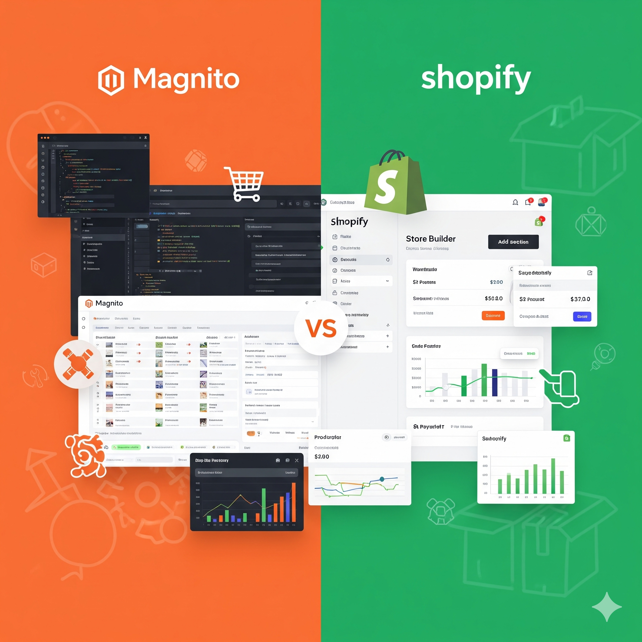 Magento vs Shopify: A Complete Guide for Beginners
